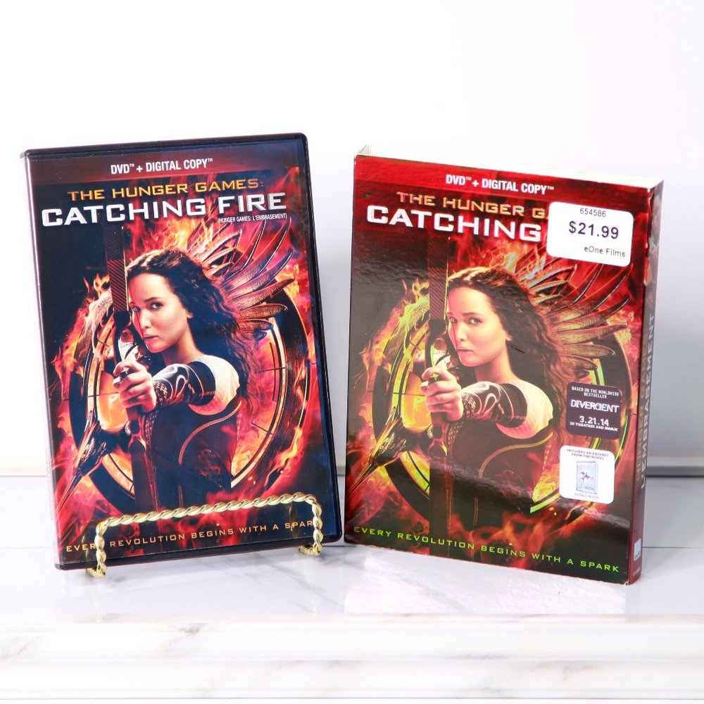 The Hunger Games Catching Fire DVD Movie **Starring** Jennifer Lawrence